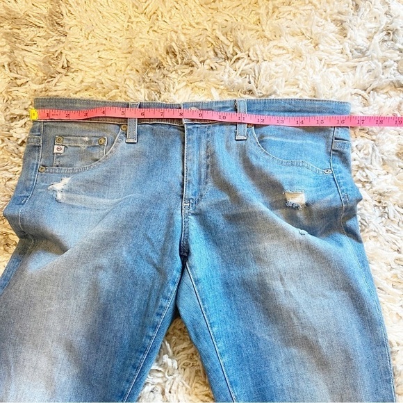 AG | Light Wash The Legging Super Skinny Stretch Low Rise Distressed Jeans 29R - Picture 9 of 11